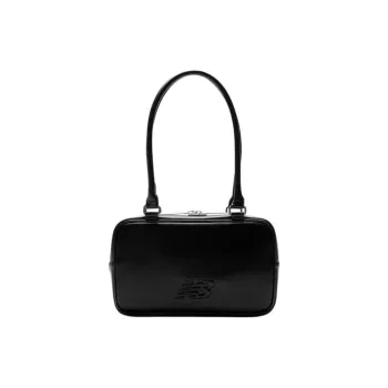 New Balance Synthetic Leather Handbag, Shoulder Bag Tubas Women's Black
