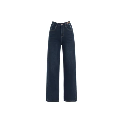 You Cow Me Pants Jeans Women's Blue