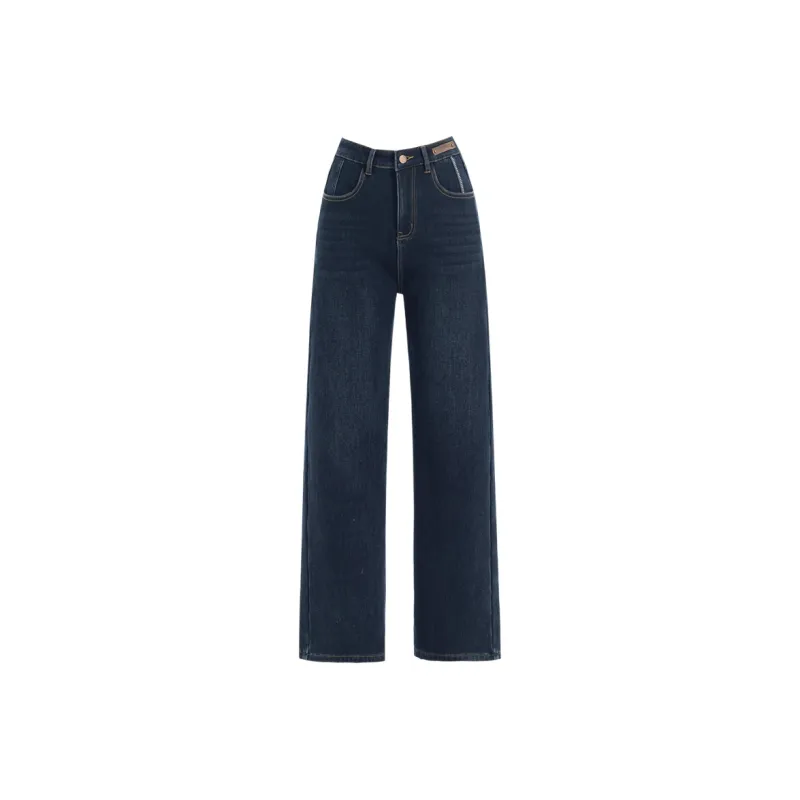 You Cow Me Pants Jeans Women's Blue-0
