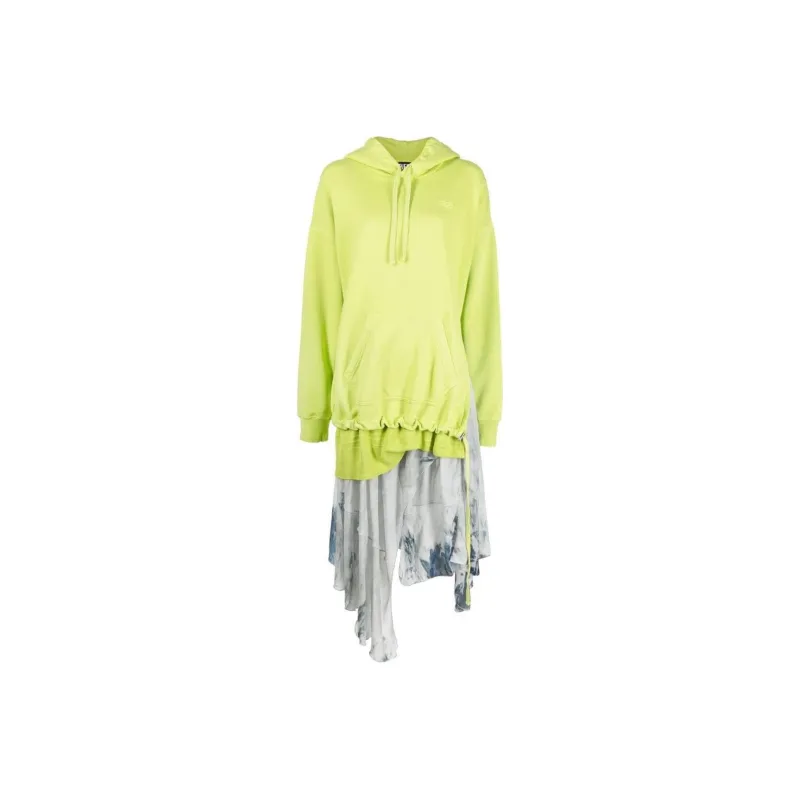 DIESEL Long-Sleeved Dresses Women's Yellow-0