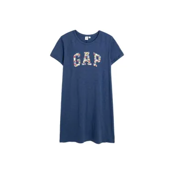 GAP Short-Sleeved Dresses Women's Marine Blue