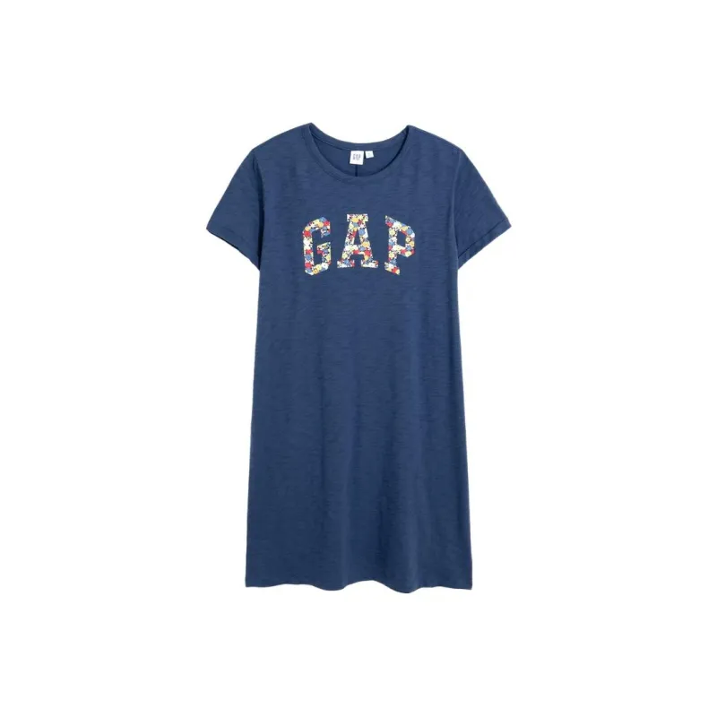 GAP Short-Sleeved Dresses Women's Marine Blue-0