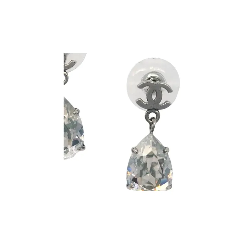 CHANEL 2012 Cc Teardrop Earrings-1