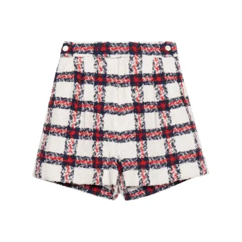 GUCCI Tweed Check Shorts