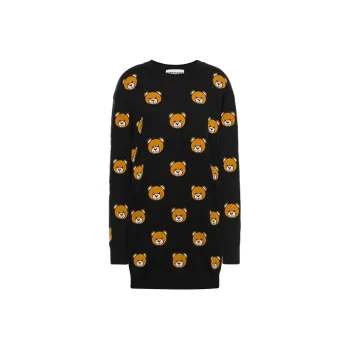 MOSCHINO Long Sleeved Dresses Women's Black
