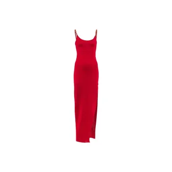 BALMAIN Sleeveless Dresses Women's Red