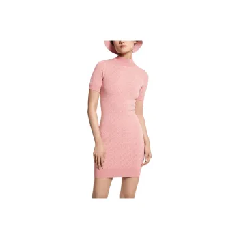 MICHAEL KORS Short Sleeved Dresses Women's Dark Rose Pink