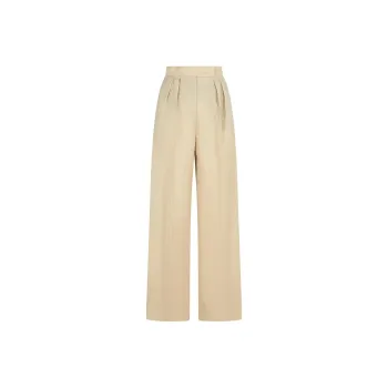 MaxMara Pleat Detailed Wide Leg Trousers