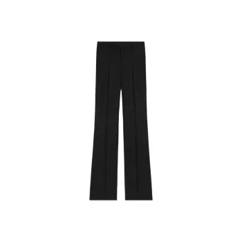 CELINE Françoise Pants In Striped Wool Flannel
