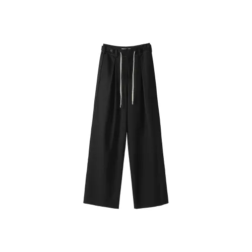 Fstudio 블랙 여성 캐주얼 팬츠