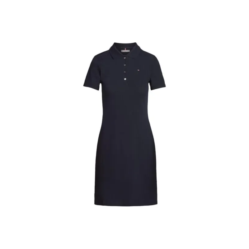 Tommy Hilfiger Short Sleeved Dresses Women's Blue-0