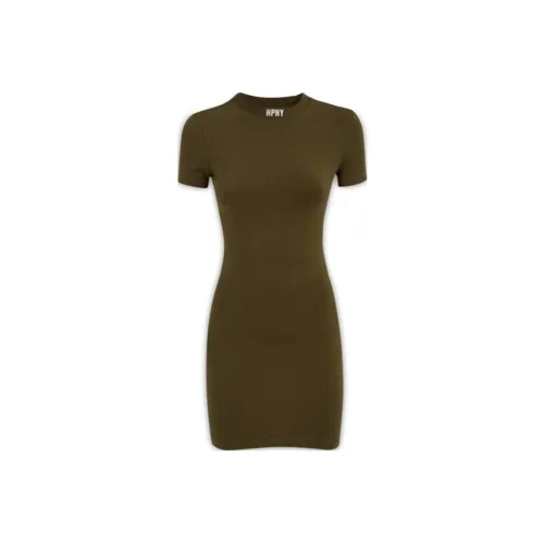 HERON PRESTON Short-Sleeved Dresses Women's Dark Olive