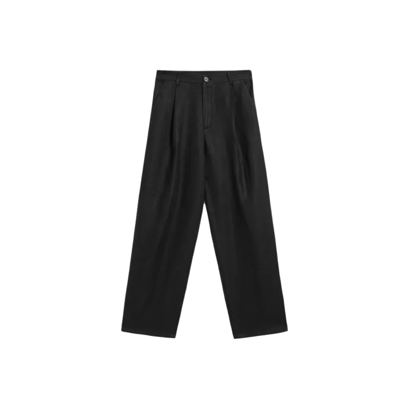 Massimo Dutti Casual Pants Women's Black-0
