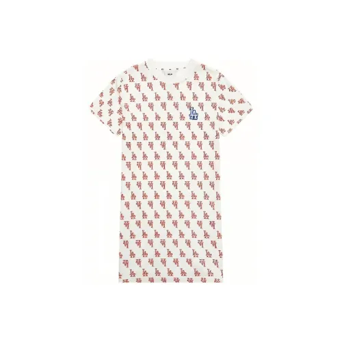 MLB Short Sleeved Dresses Women's White