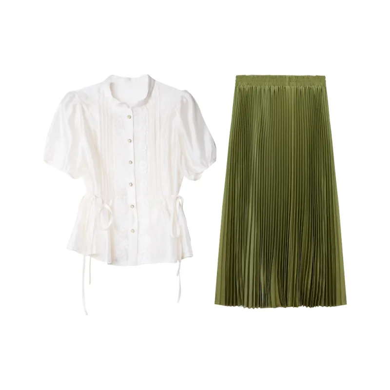 ANNECHEN Shirt Matching Sets Women's-0