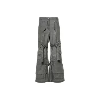 Acne Studios SS24 Cargo Trousers Cargo Pants Women's Black