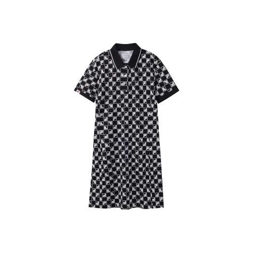 FILA Short Sleeved Dresses Women's All Over Print 2