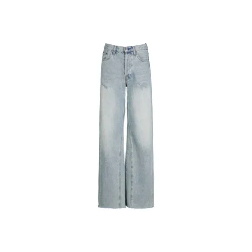 JYOSEI Jeans Women's Light Blue