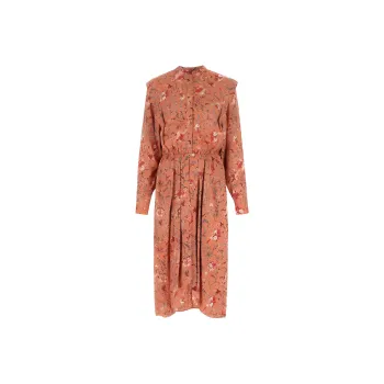 ISABEL MARANT ETOILE Long-Sleeved Dresses Women's Orange