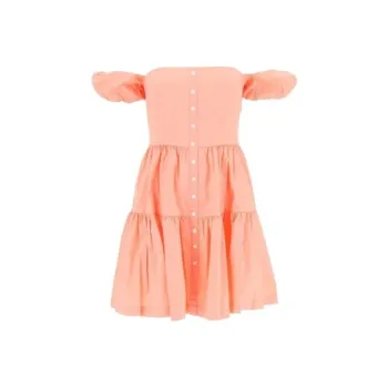 Staud Short-Sleeved Dresses Women's Pink
