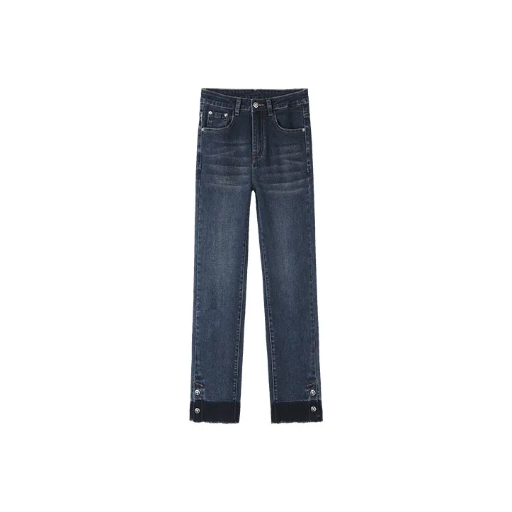 MITUAN Jeans Women's Blue Gray-0