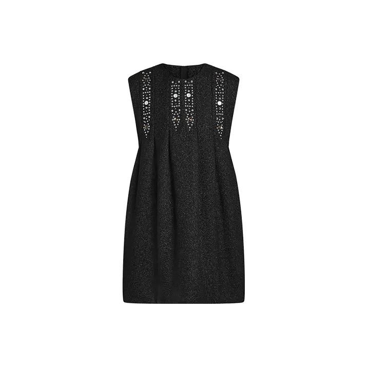 LOUIS VUITTON Stud Detail Glitter Dress-0