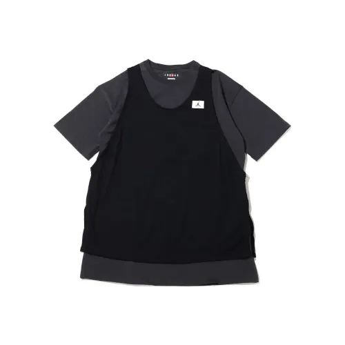 JORDAN Short Sleeved Dresses Women's Smoke Gray