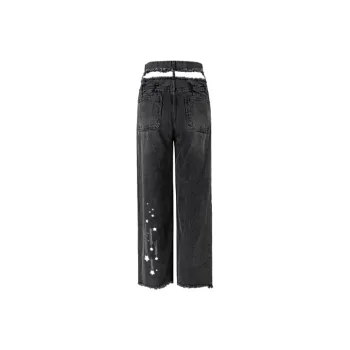 13 DEMARZO Jeans Unisex Black
