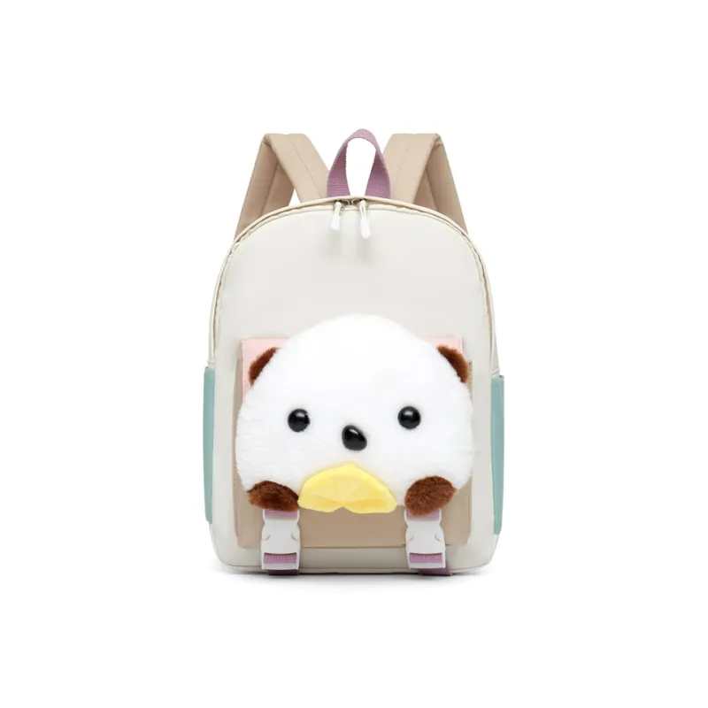 Yalu Nylon Backpack Regular Unisex White/Violet/Blue/Dark Blue/Pink-0