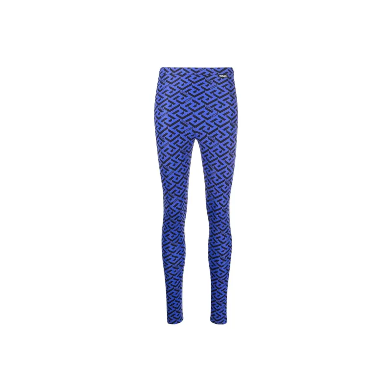 VERSACE Leggings Women's Blue-0