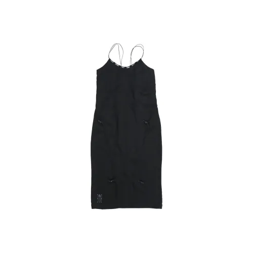 WOOLRICH Button Detailed Drawstring Waist Ruched Dress