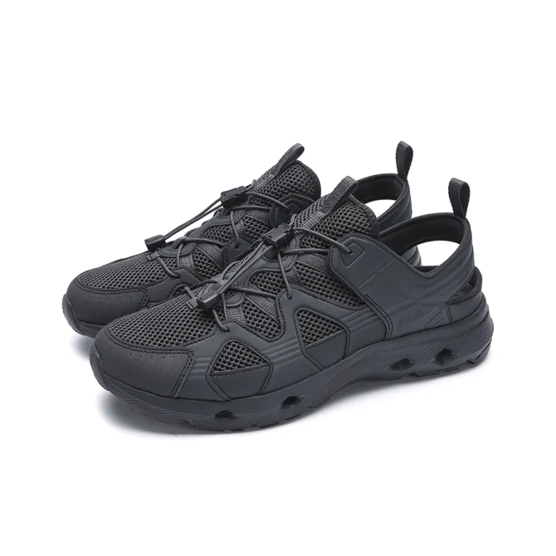 FILA Vintage Collection WAVY Wave Light Shoes River Trekking Shoes Men's Gray-2