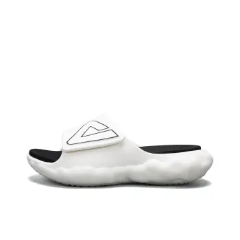 PEAK State Pole Cloud Slip Resistant Cushioning Slide Slippers Men's White Black
