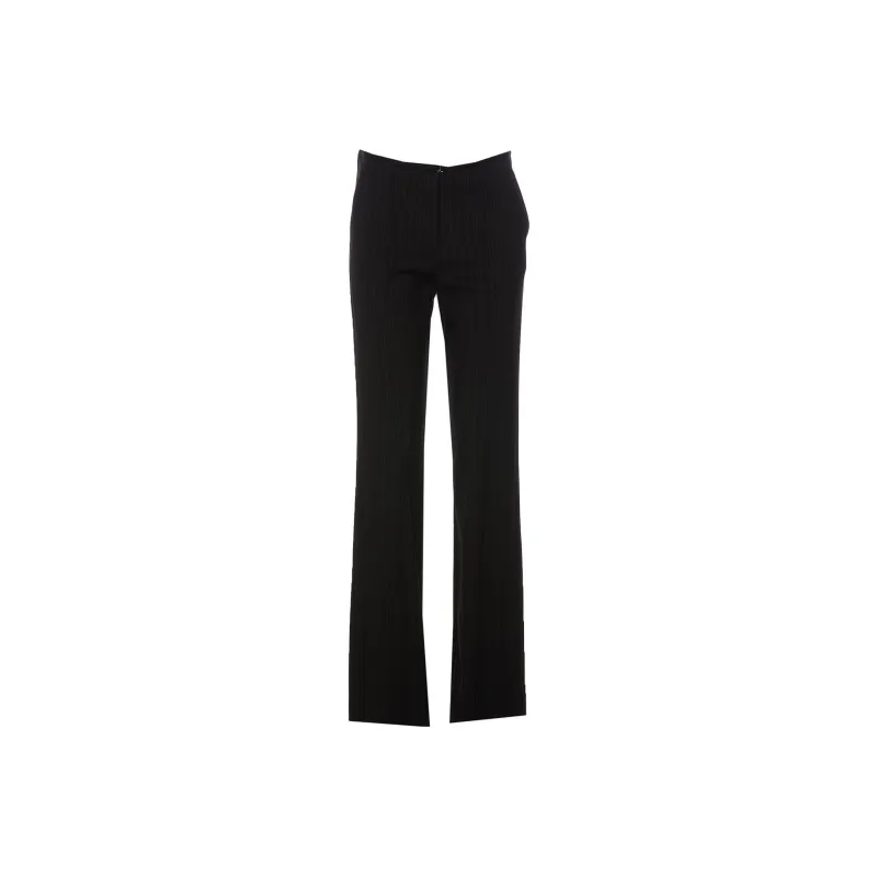 Patrizia Pepe Flannel Pinstripe print Tailored Trousers-0