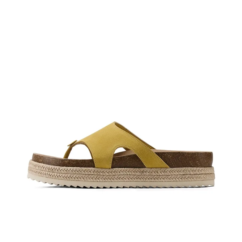 GG CC Abrasion Resistant Slip Resistant Platform Outerwear Flip Flops Women's-8
