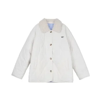 MASOOMAKE Puffer Jacket Women's White