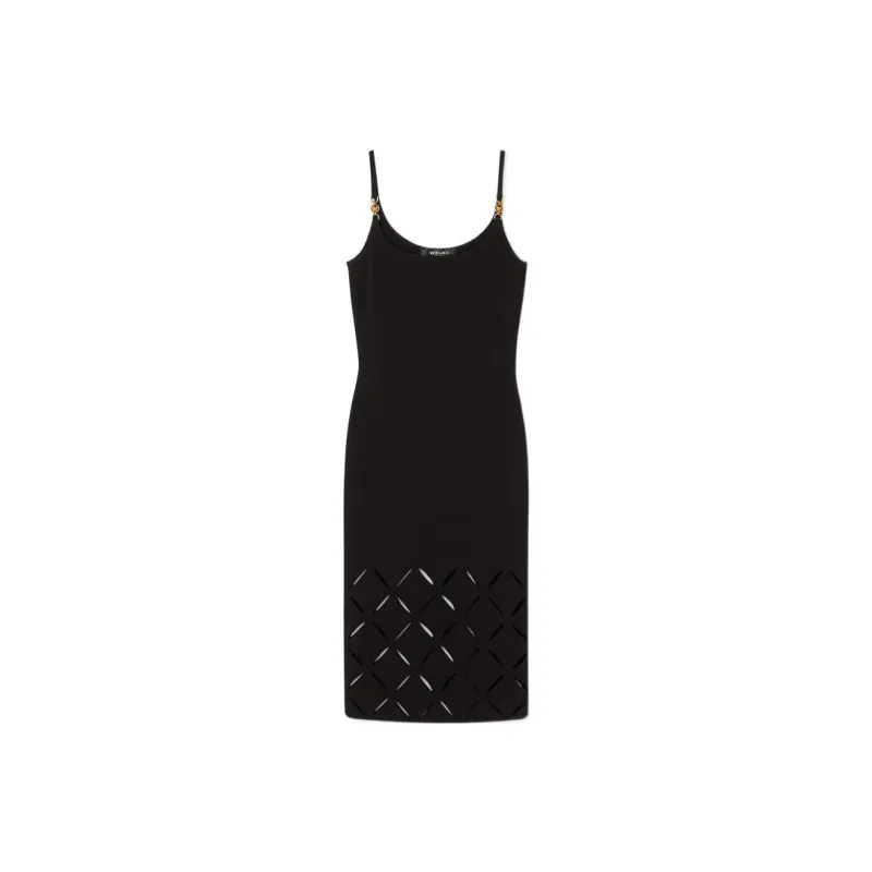 VERSACE Cut Out Sleeveless Dress-0