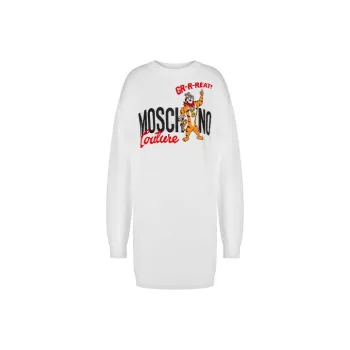 Kellogg's X MOSCHINO Long-Sleeved Dresses Women's White