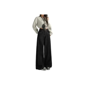 POPO.INFO Jeans Women's Dark Blue
