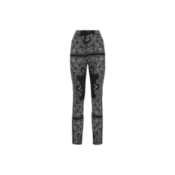 PHILIPP PLEIN Paisley printed High waisted Jeggings