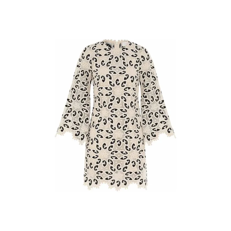 Zimmermann Ottie Laced Mini Dress-0
