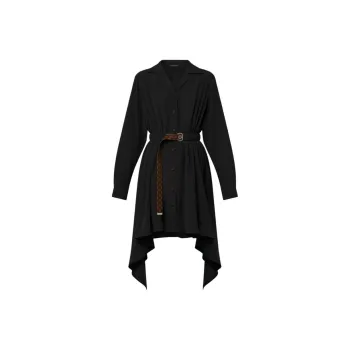 LOUIS VUITTON SS24 Long Sleeved Dress Women's Black