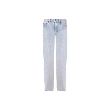 SAINT LAURENT Button Detailed Low Waist Jeans