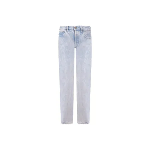 SAINT LAURENT Button Detailed Low Waist Jeans