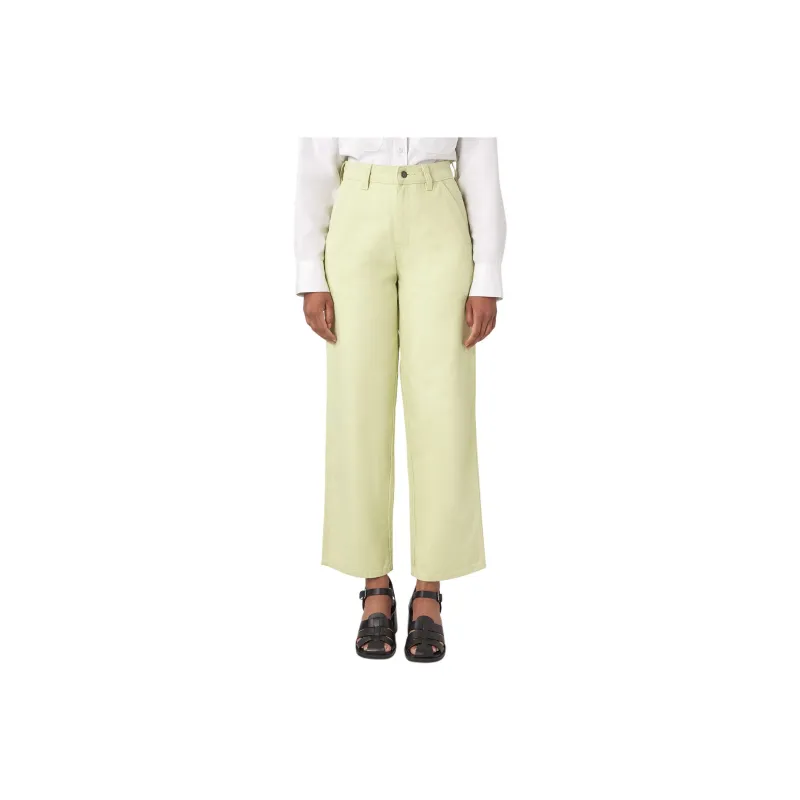 Dickies Regular Fit Duck Pants Jeans Women's Light Green-0