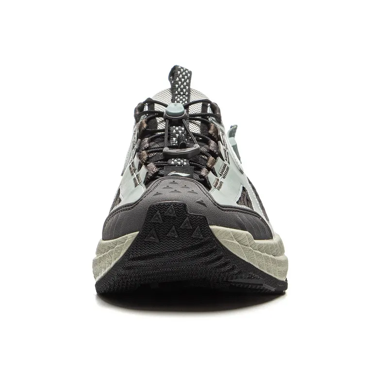 LiNing Yijie Lite Version 2.0 Breathable And Wear resistant River Trekking Shoes Men's Gray Green-2