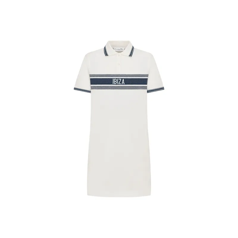 DIOR FW21 Short Sleeved Dress Women's White-0