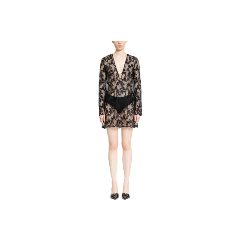 GIVENCHY Long Sleeved Dress Women's Black-0