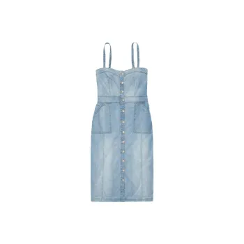 GUESS Slip Dresses Women's Light Blue