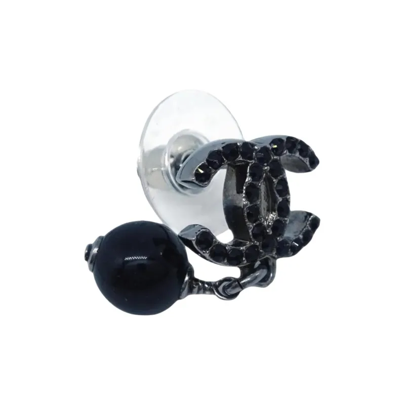 CHANEL 2009 Interlocking Cc Earrings-1